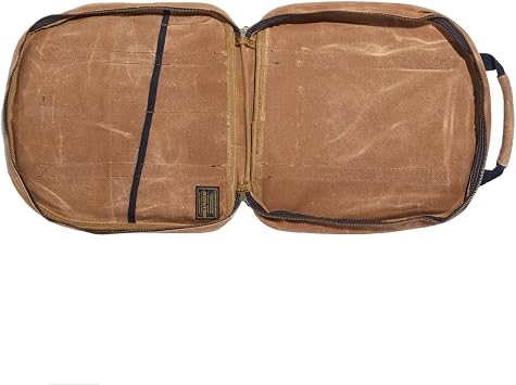 Readywares Jumper Cable Bag | Heavy Duty Waxed Canvas Storage Bag for EV Charging Cables, Tow Straps, and Cords, Durable Cable Organizer Built for the Truck, Garage, or Job Site