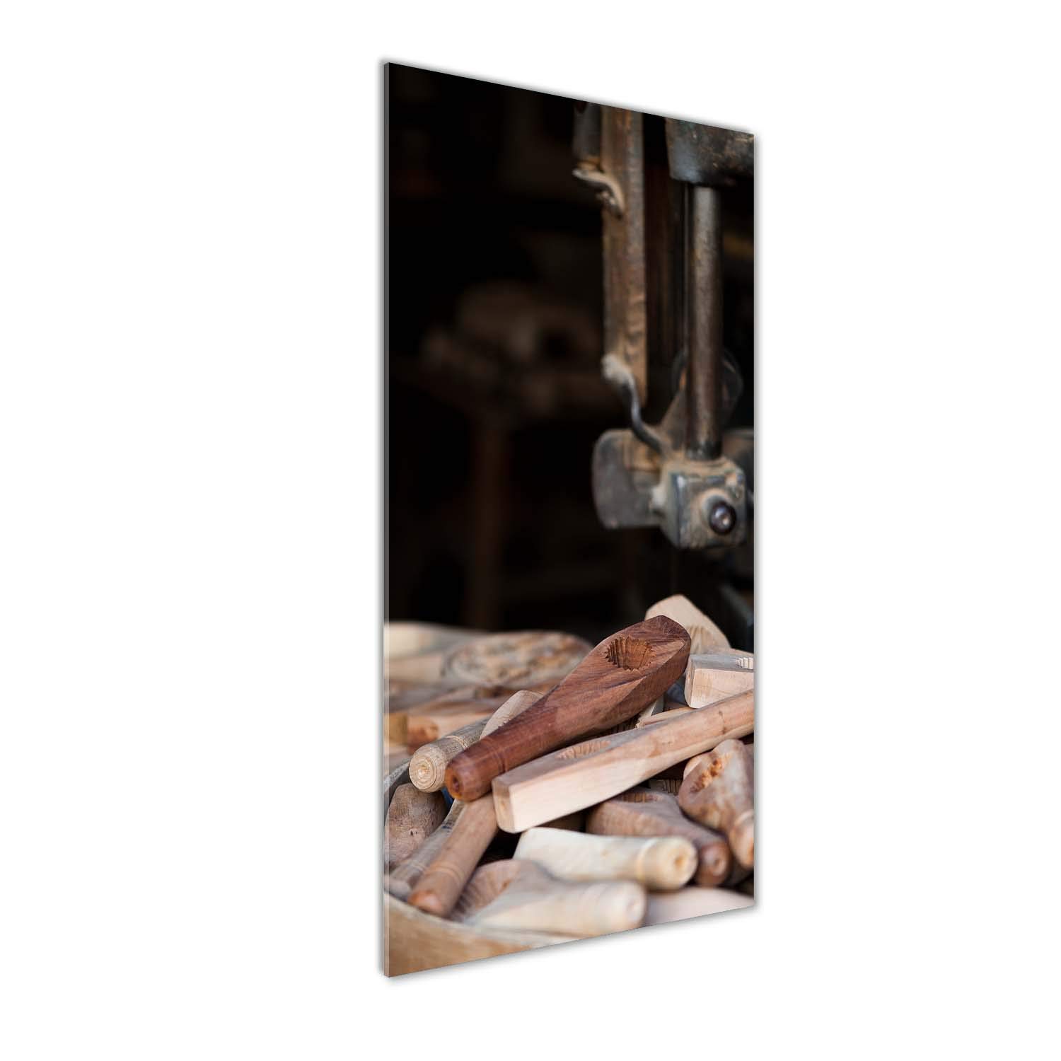 Tableaux pour la mur en verre acrylique beige 50x125 cm Tulup, finition brillante premium
