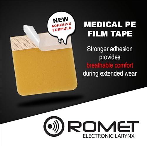 Miniatura 3 de Filtros de espuma de cubierta de estoma para laringectomeos con adhesivo mejorado, color beige grande, cinta extraíble individual, suministro