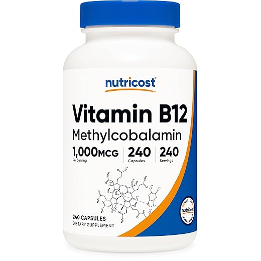 Nutricost Methylcobalamin B12 1000mcg