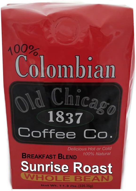 Colombian Sunrise Roasted Coffee Beans - Old Chicago Light Roast