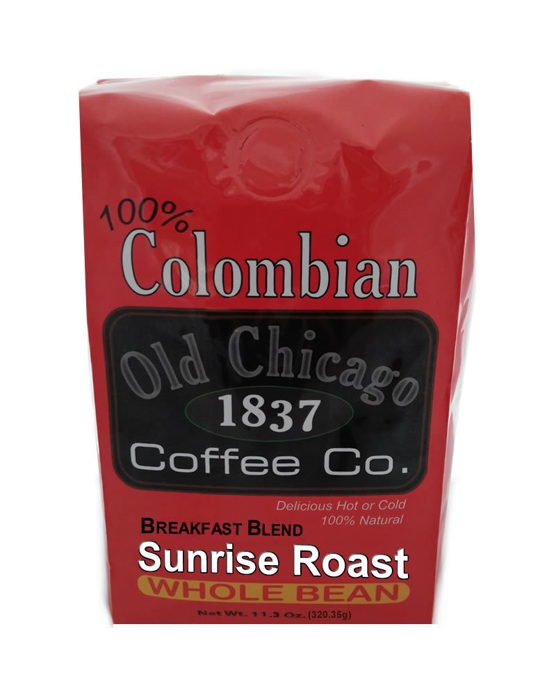 Colombian Sunrise Roasted Coffee Beans - Old Chicago Light Roast