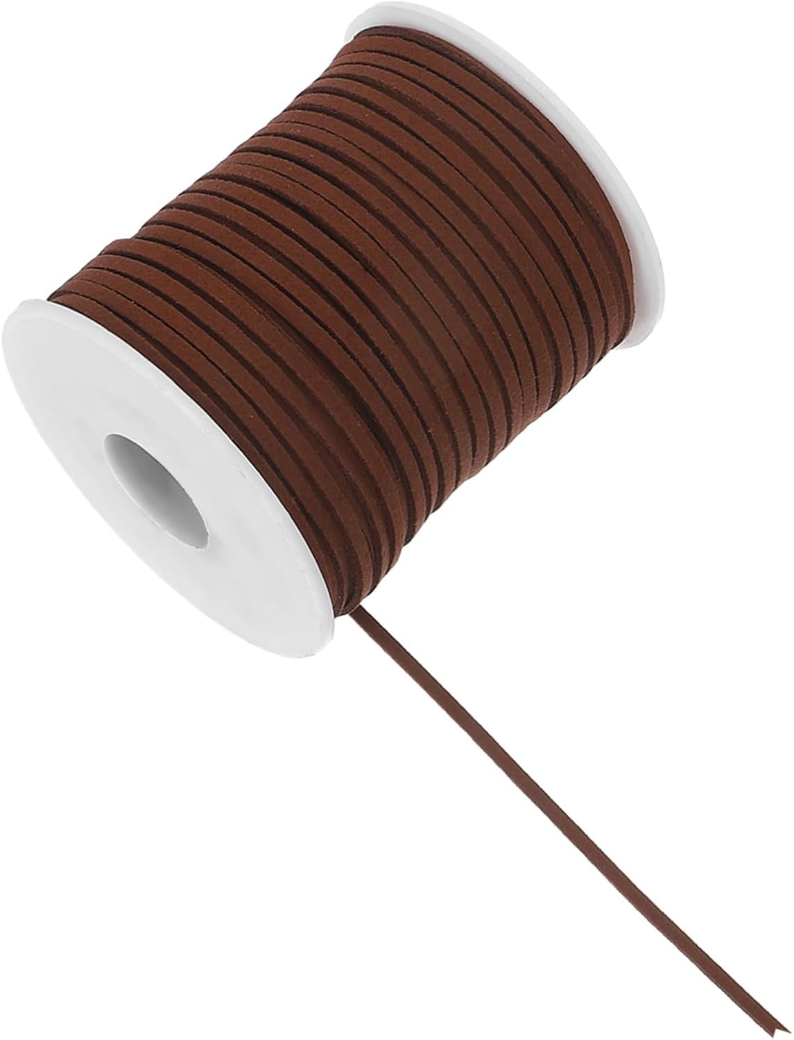 NUOBESTY 1 Roll Faux Suede Cord Yards Faux Leather Ribbon for DIY Crafts Bracelet Necklace Making Bowknot Wrapping Supplies Soft Braided String for Bouquet Decoration