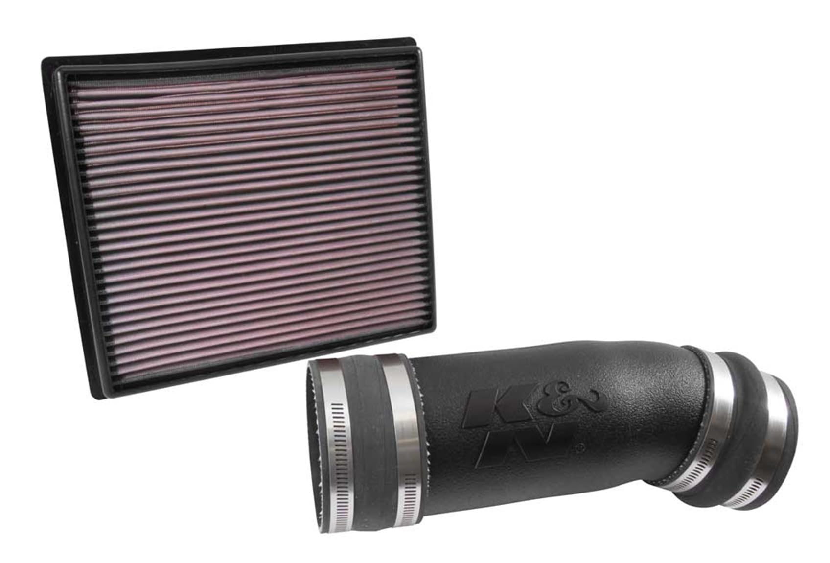 K&N Cold Air Intake System: High-Flow Air Filter, Increase Performance & Towing: Compatible with 2012-2021 Toyota, Sequoia, Tundra, 57-9036
