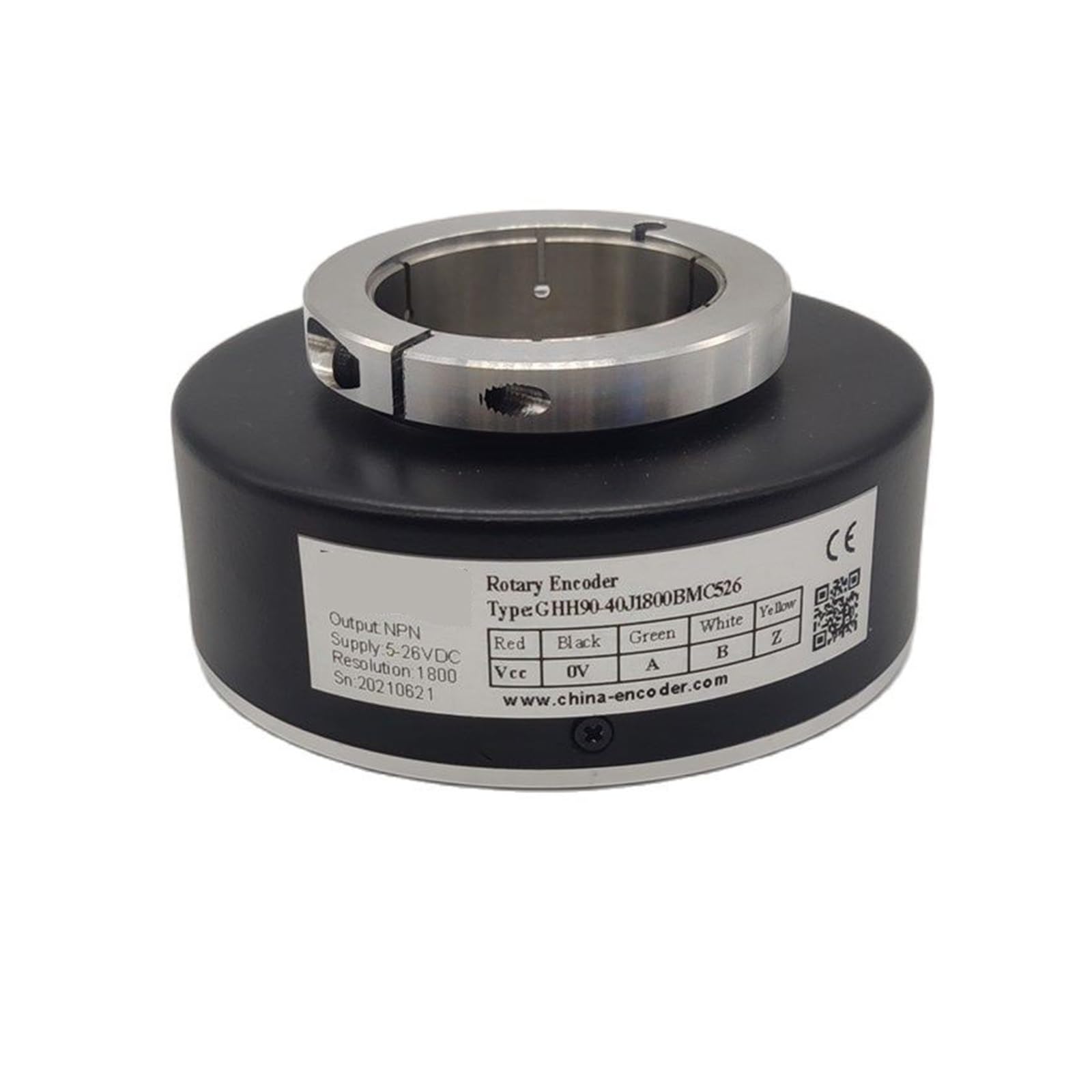 Codeur à arbre creux 90mm GHH90 pour éliminer les erreurs de positionnement rotatif