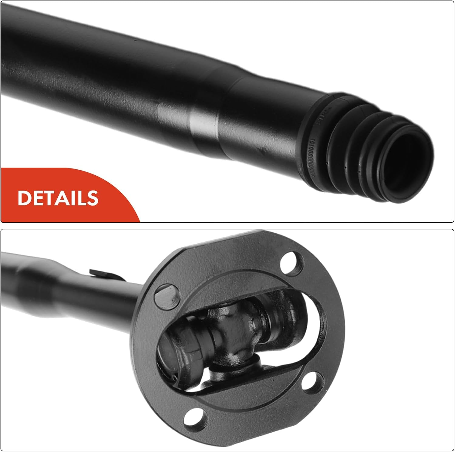 A-Premium Front Complete Drive Shaft Prop Shaft Driveshaft Assembly Compatible with Mercedes-Benz C300, C350, C230, C250, GLK350, E300, E350, E550, S450, S550, CL550, E63 CLS63 AMG S, S63 AMG, AWD