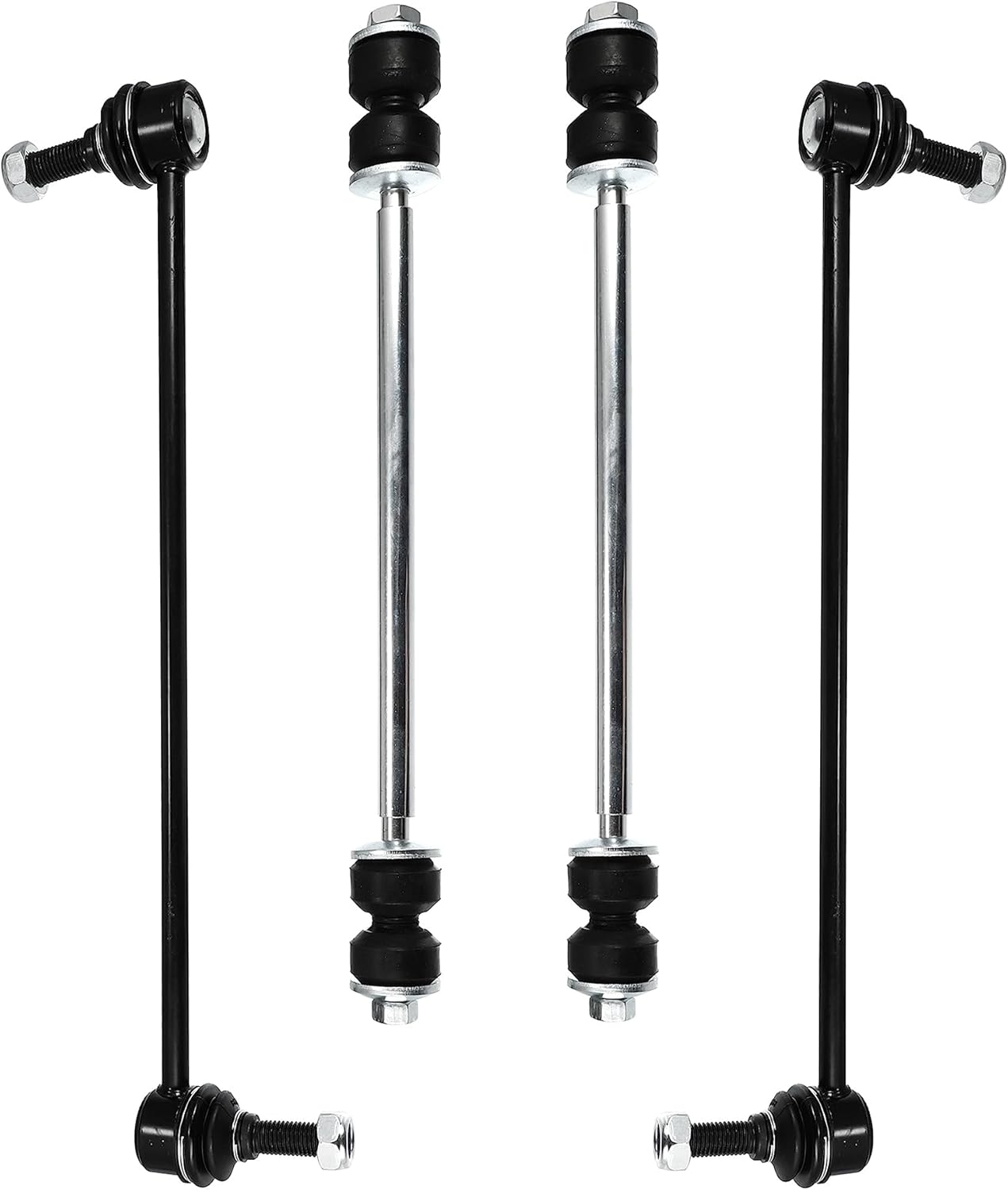 PartsW - 4 Pc Front Sway Bar End Links & Rear Sway Bar End Links, Suspension Kit Fits Buick Enclave/Chevrolet Traverse/GMC Acadia