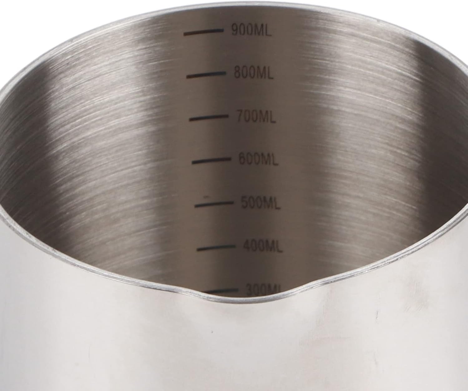 Three Layers Stainless Steel Milk Butter Warmer Pot,Turkish Coffee Pot,Mini Saucepan with Accurate Scales Hole,Quick Heat Conduction Chocolate Melting Pan (900ML)