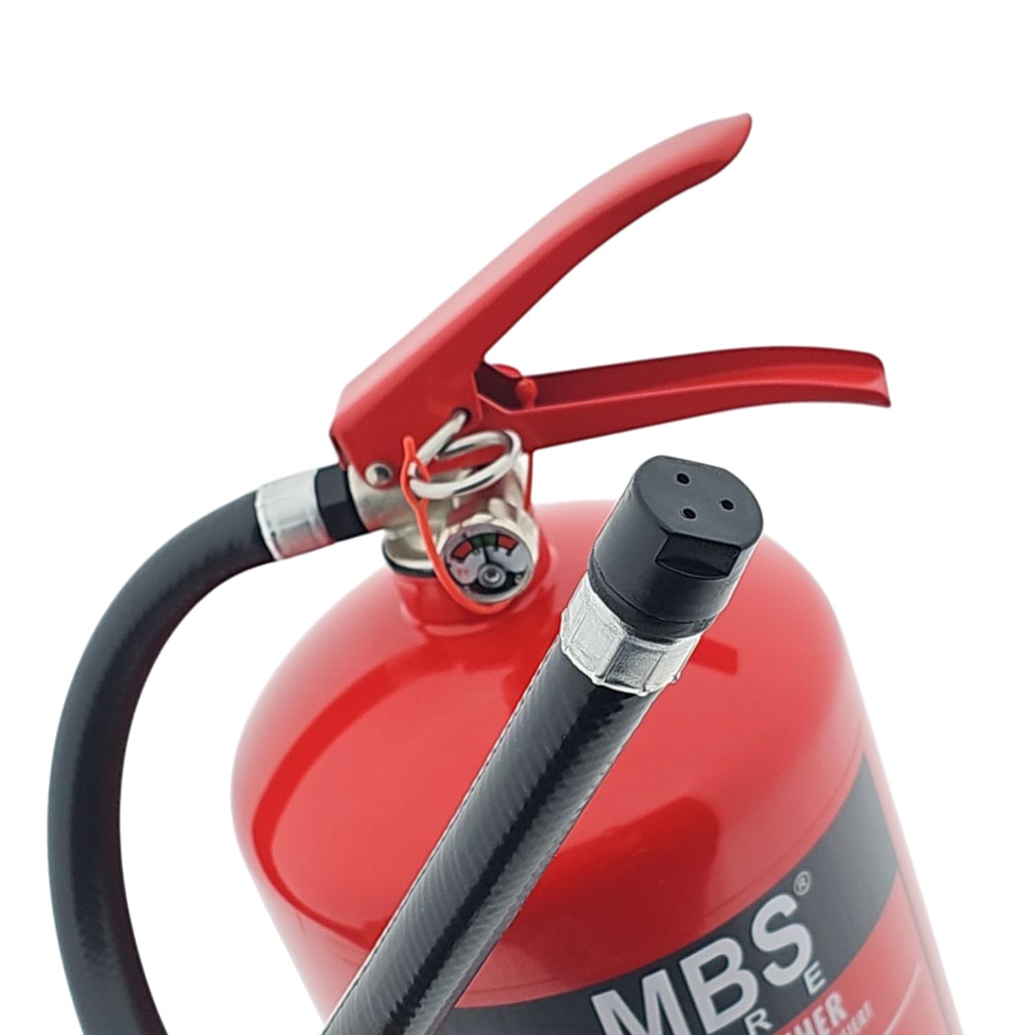 MBS FIRE - Estintore a nebbia d'acqua – 6 litri – Per le classi di incendio A, F – Con pratico supporto a parete – Incl. etichetta di garanzia aggiornata