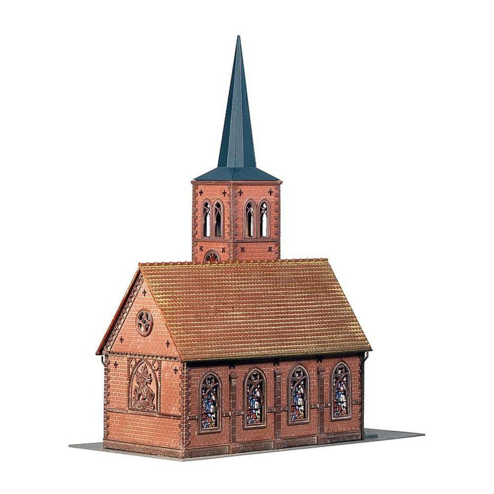 Amazon.com: Faller 130239 Town Church HO Scale Building Kit, Small