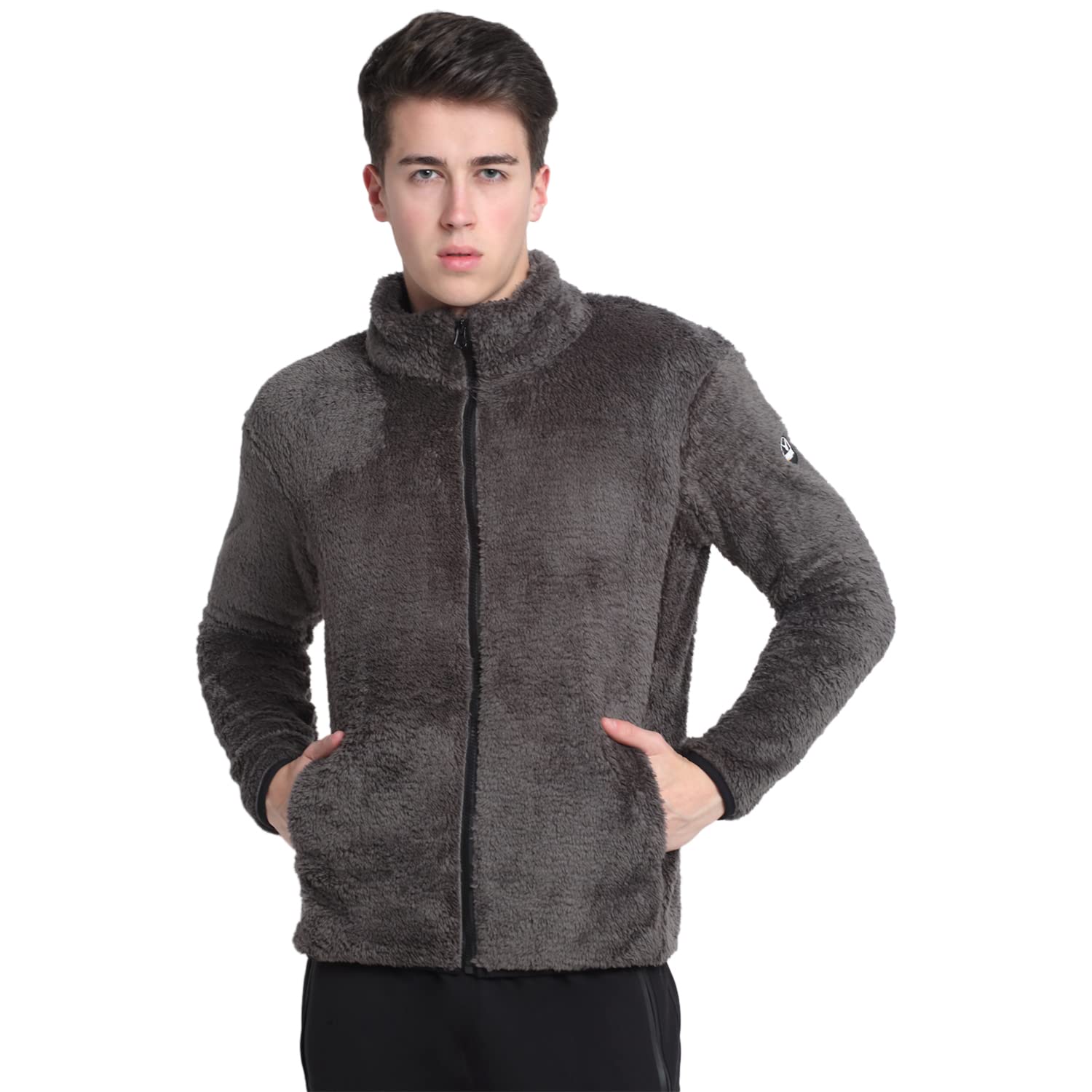 Invincible Men's Double Sherpa Jacket