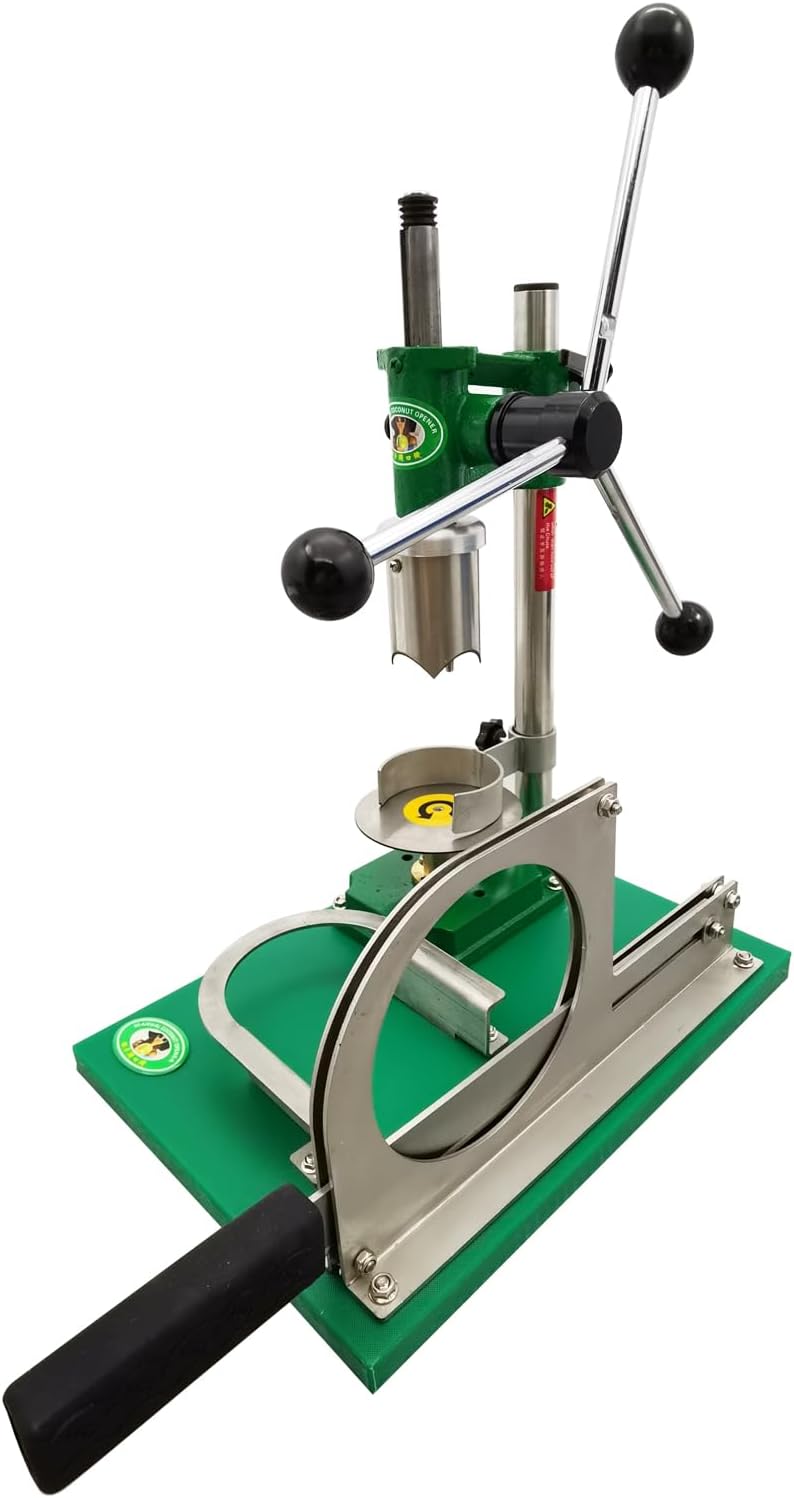 Coconut Opener Machine Manual Coconut Cutter Opening Tool Peeler Hole Opener with 3 Handles