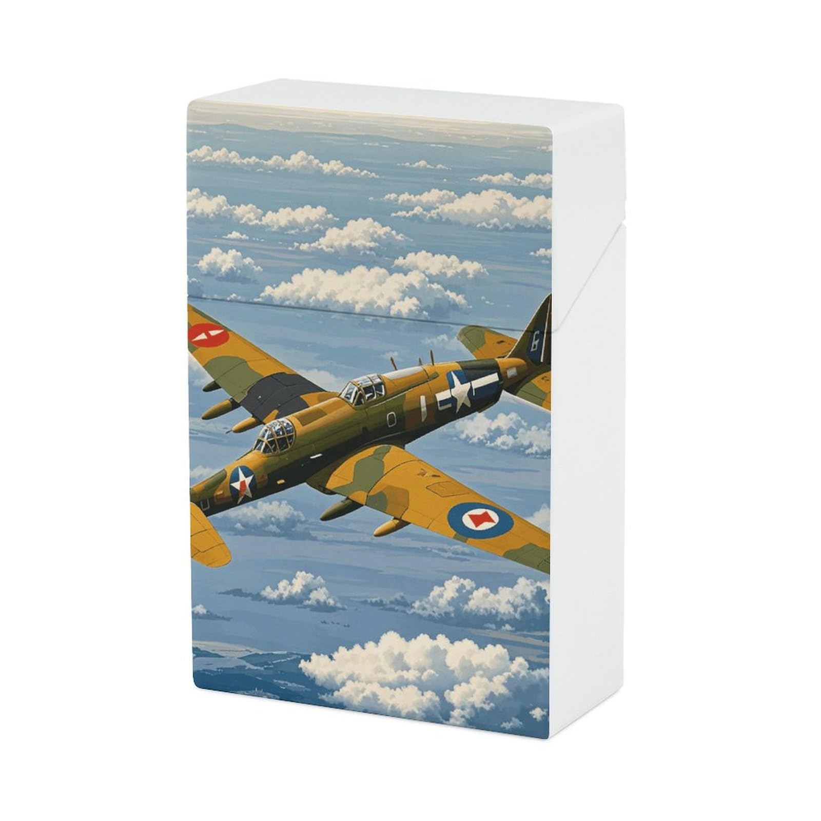 Amazon.com: Cigarette Case Vintage Cigarettes Holder World War 2 Aircraft  Airplane King Size Cigarette Box Waterproof Lightweight Cigarettes  Dispenser for Men Women Smoker Gift : Health & Household