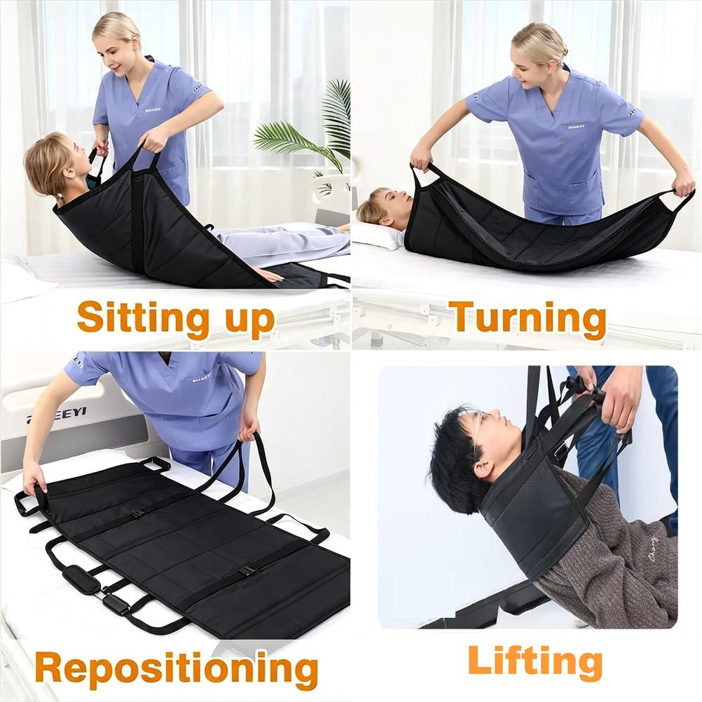 Sábana posicionamiento hospitalario Asas facilitar el traslado Pacientes | Almohadillas posicionamiento hospitalario asas almohadillas transferencia pacientes resistencia almohadillas impermeables