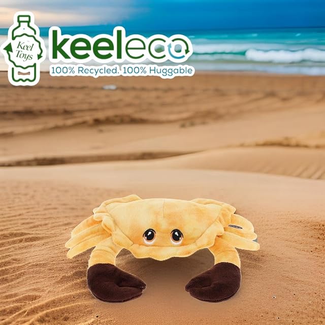 Foto 5 de 7 de Deluxe Paws Juguetes ecológicos de Peluche 100% reciclados (Cangrejo de 25 cm)