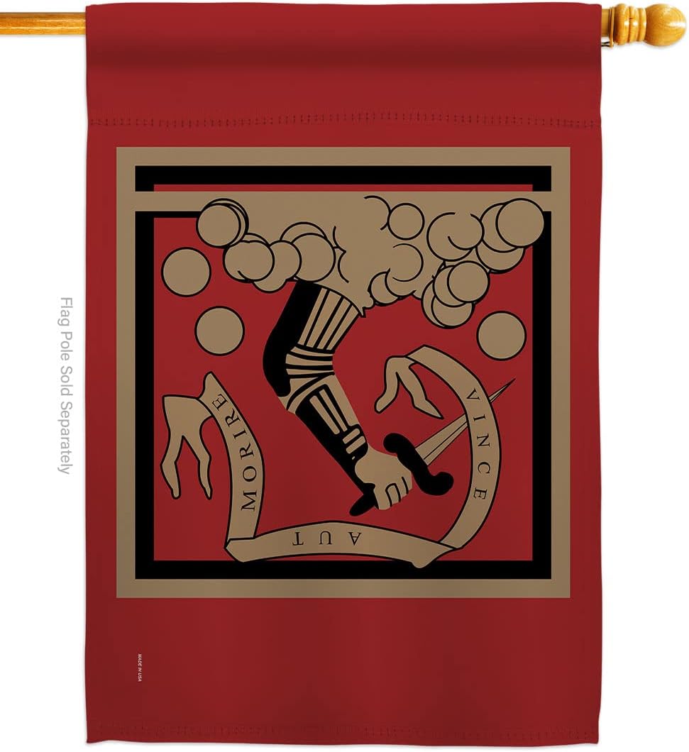 Americana Home & Garden Bedford Flag House Americana US Historic July Memorial Veteran Independence United State American Decoration Banner Small Garden Yard Gift Double-Sided, Made in USA