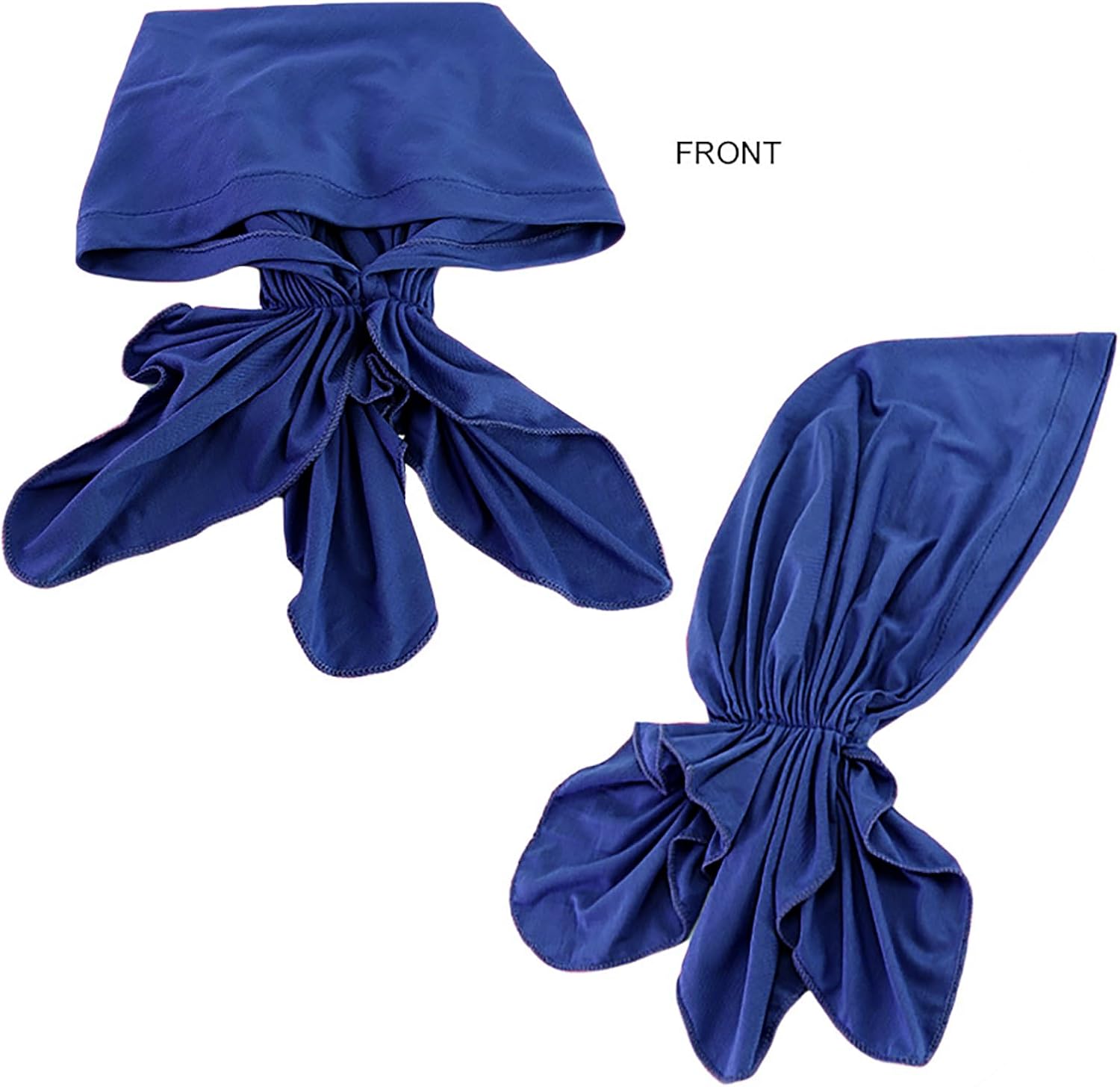 6 Pieces Womens Pre-Tied Head Scarves Slip-on Headwear Turban Beanie Caps Head Wrap Headscarf for Women Multi - Image 5