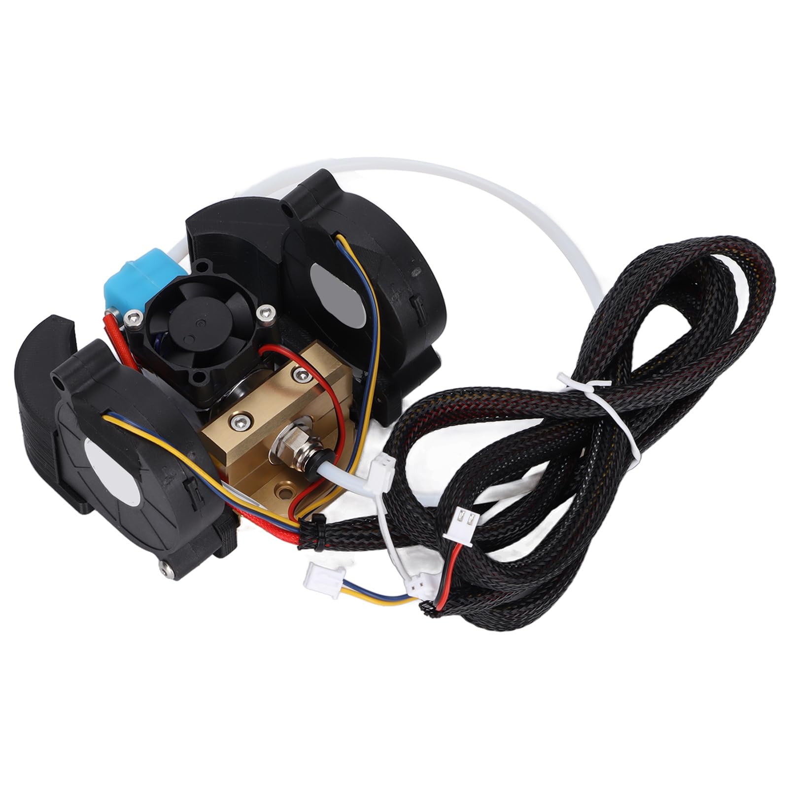 Pongnas Hotend V6 in Metallo con 3 Ventole per Stampanti 3D - Eccellente Dissipazione del Calore e Accessori di Facile Installazione