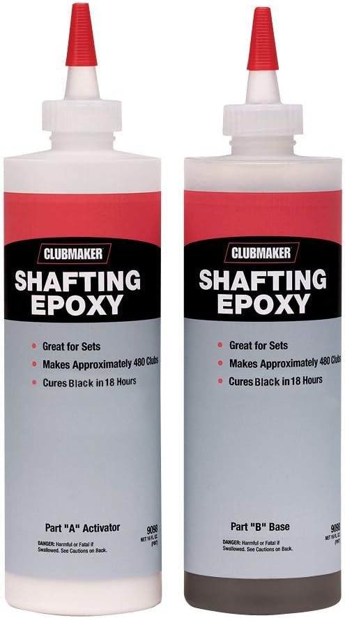 ClubmakerShafting Epoxy-1/2 Pint Black(FLEX: N/A, LENGTH:N/A, COLOR:N/A, HEAD:N/A)