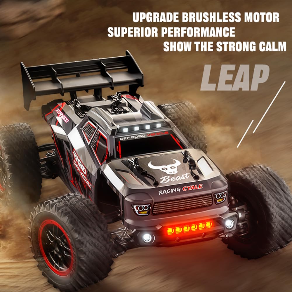 Zdalnie sterowany samochód dla dorosłych, 80 km/h, 1/16 Off Road Race Buggy z torbą do przenoszenia, bezszczotkowy silnik 4WD RC Truck, Offroad Drift