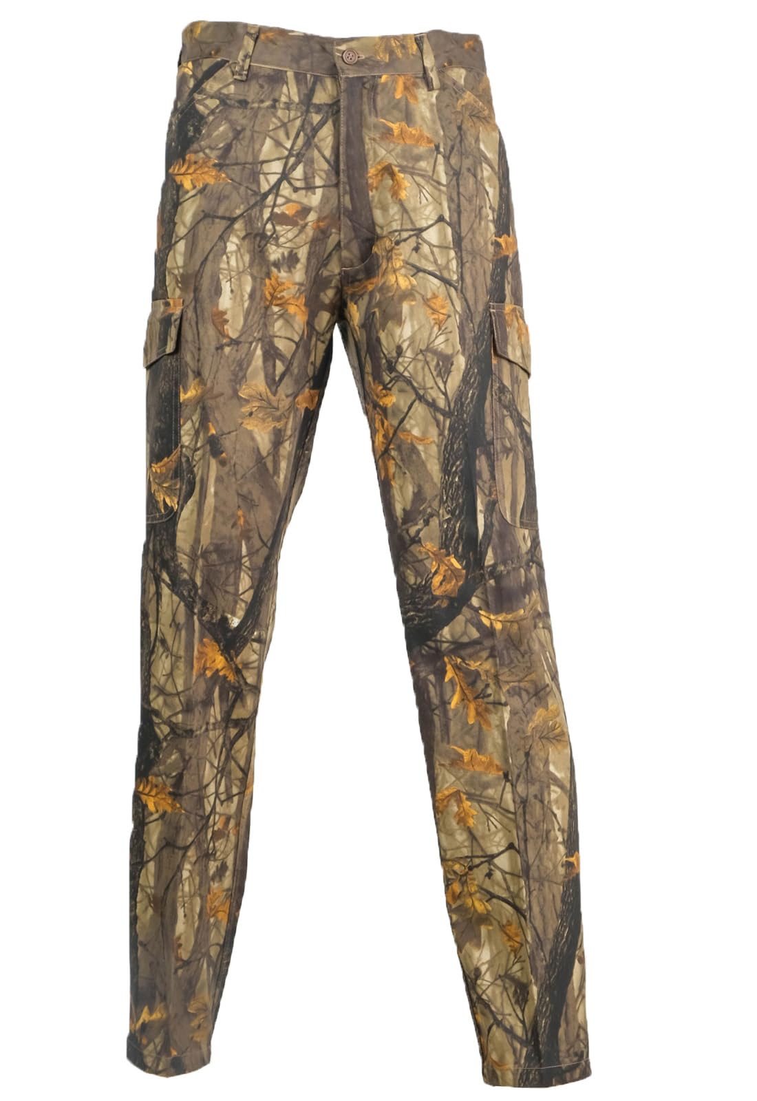 fratelliditalia.org Pantalone Caccia Sfoderato Flap Moto Escursioni Uomo Verde Mimetico Bosco