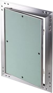 Access panel GK insert 300 x 600 mm, plasterboard 12.5 mm Kral11 revision door revision maintenance door 30 x 60 cm maintenance cleaning flap maintenance opening with aluminium frame suitable for wet rooms green drywall