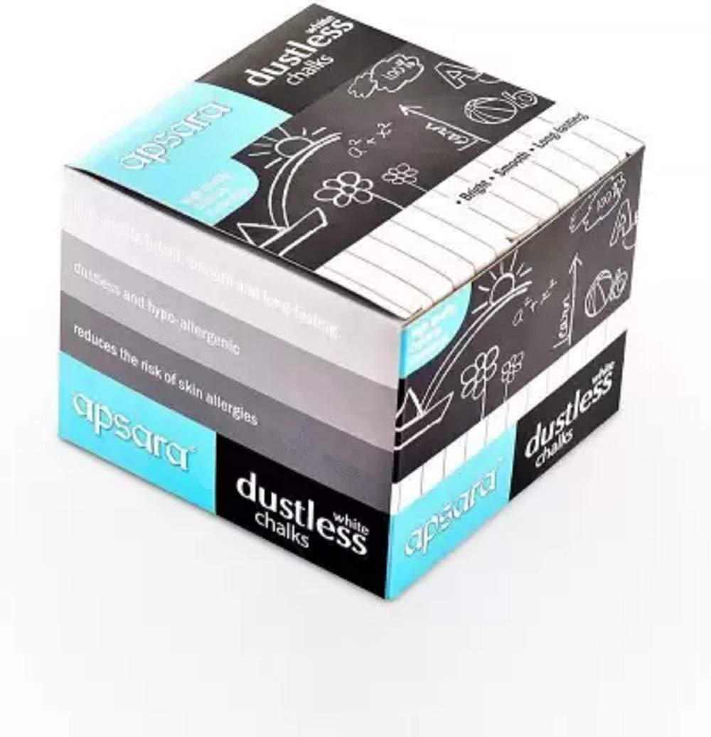 Apsara Dustless Chalk - 100 Sticks -2