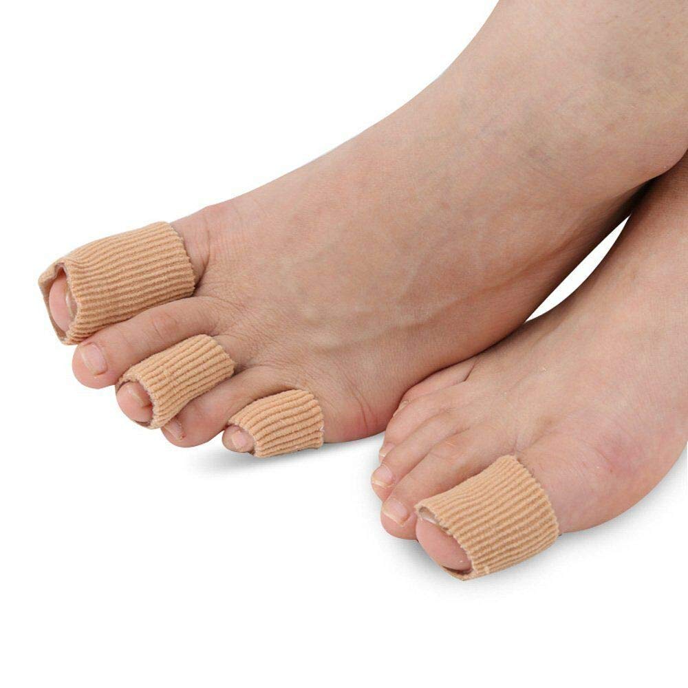 10PC di silicone gel Compression toe & finger Protector cuscino Pad tubi da Pedimend – Cerotti per calli calli e vesciche – Evitare alluce valgo – immediato sollievo dal dolore Wrap – migliorare la
