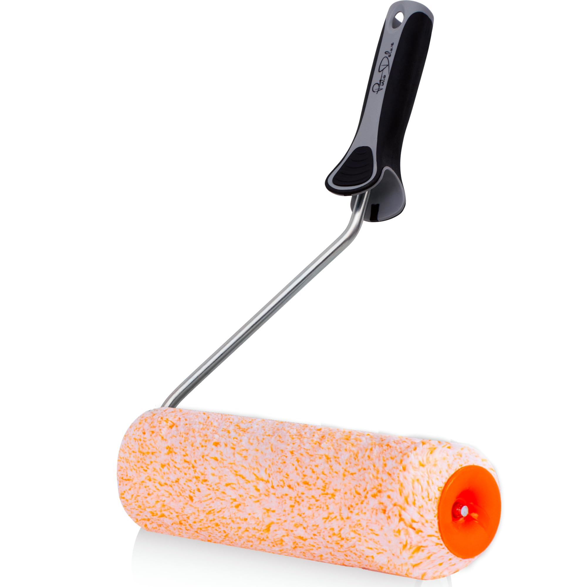 Pinto Deluxe® Premium Paint Roller 18 cm with Microfibre Cover Ideal for Smooth and Fine Surfaces