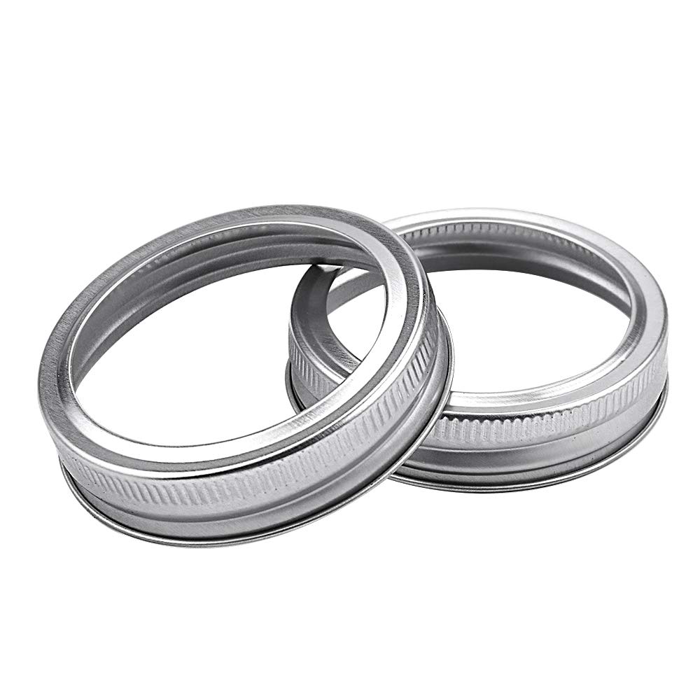 48 Coperchi Per Barattoli Di Vetro 70mm Con Anelli In Silicone - Riutilizzabili, A Tenuta Stagna, Per Conserve E Alimenti - 3