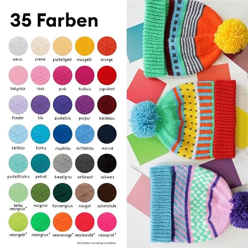 Gründl Lisa Premium Polyacryl Strickset 5x50g Bunt – Bild 5