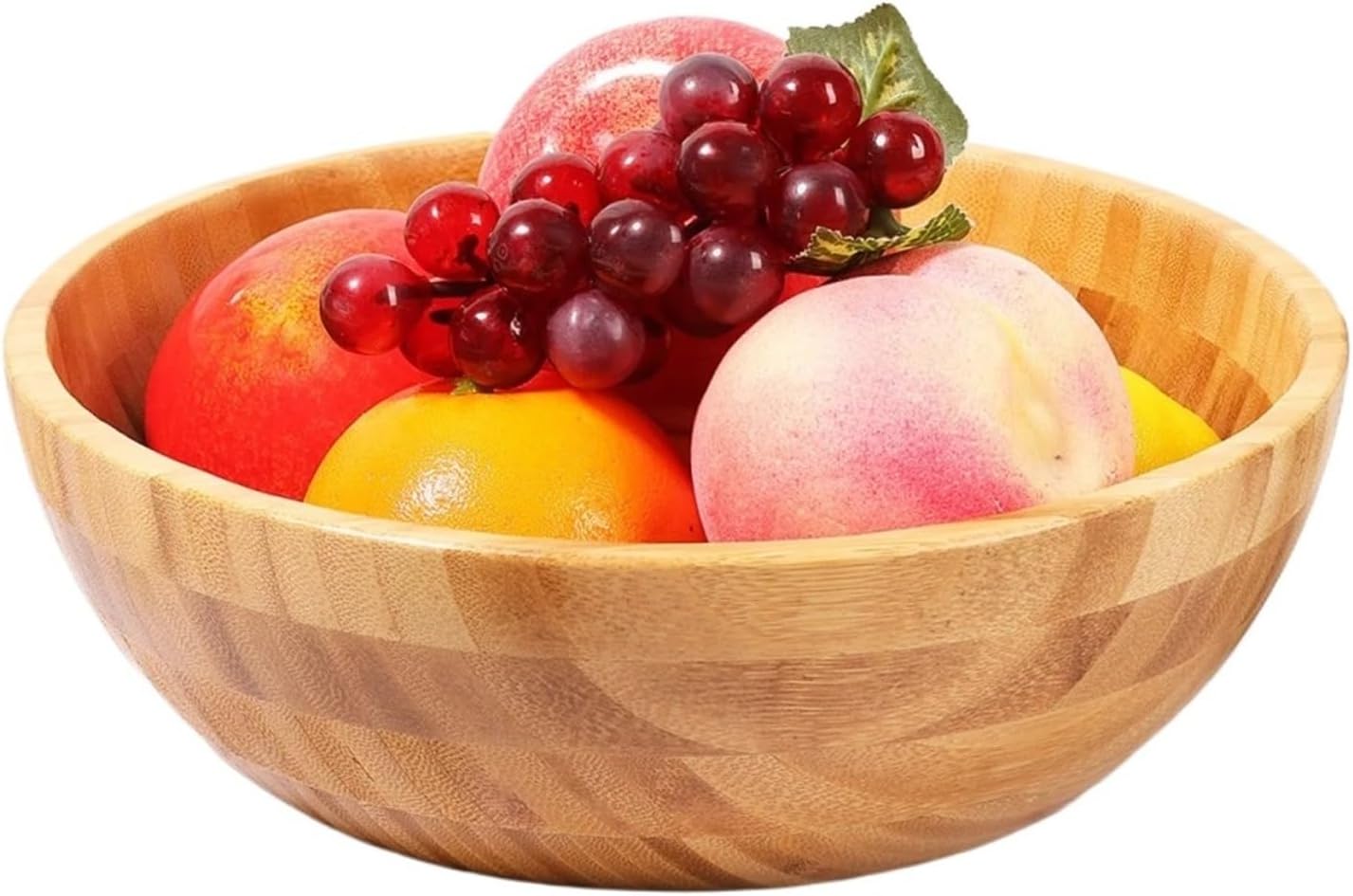 Bamboo Mixing Bowls Serving Plates Tableware Large Capacity Salad Bowl Dishes