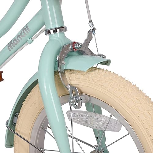 Miniatura 63 de JOYSTAR Bicicleta para niñas de 2 a 12 años, 12, 14, 16, 18 pulgadas, estilo retro, con ruedas de entrenamiento, bicicleta para niños de 20 pulgadas