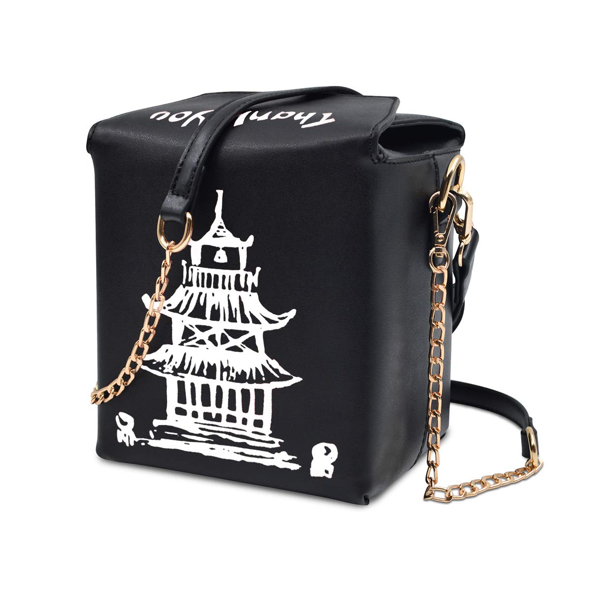 Chinese Takeout Box Bag Take Away Crossbody Fun Purse Totes Bags for Women Shoulder Bag