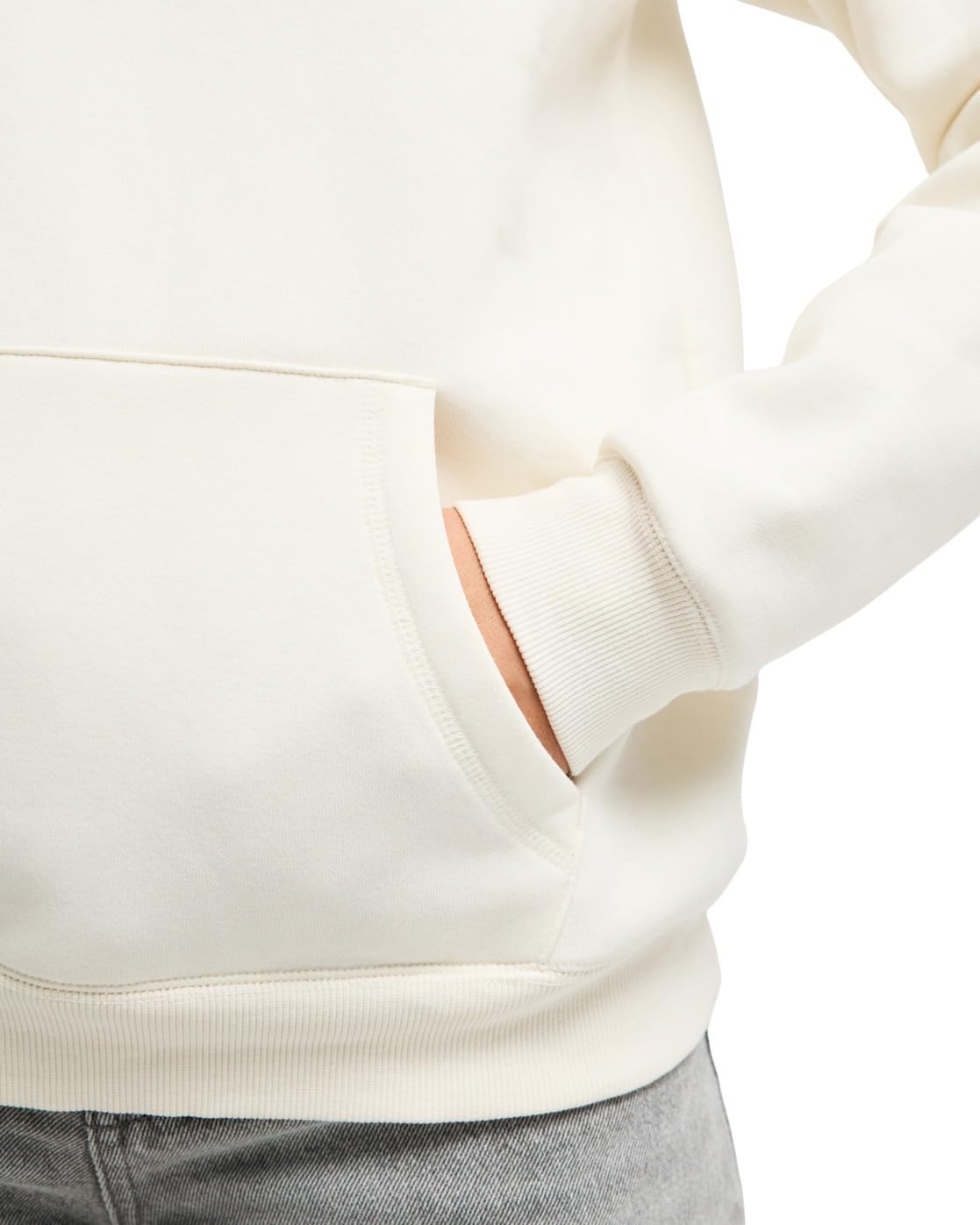 Roxy Surf Stoked Brushed Art - Felpa con Cappuccio da Donna, Colore Bianco