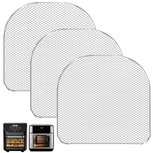GWY Air Fryer Dehydrator Racks 3 Pack, Air Flow Racks Dehydrate Fruits and Meats Compatible for Chefman 6.3 Qt Air Fryer, Power XL Airfryer Pro 6QT Pro Plus 10 Quart Oven 6QT 12.5QT