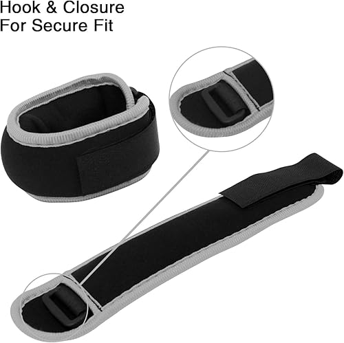 Miniatura 3 de Pesas de TobilloMuñeca, Pesas de Puño de Mano de Brazo de Pierna Pequeña para Mujeres y Niños, Equipo de Ejercicio con Correas Ajustables para