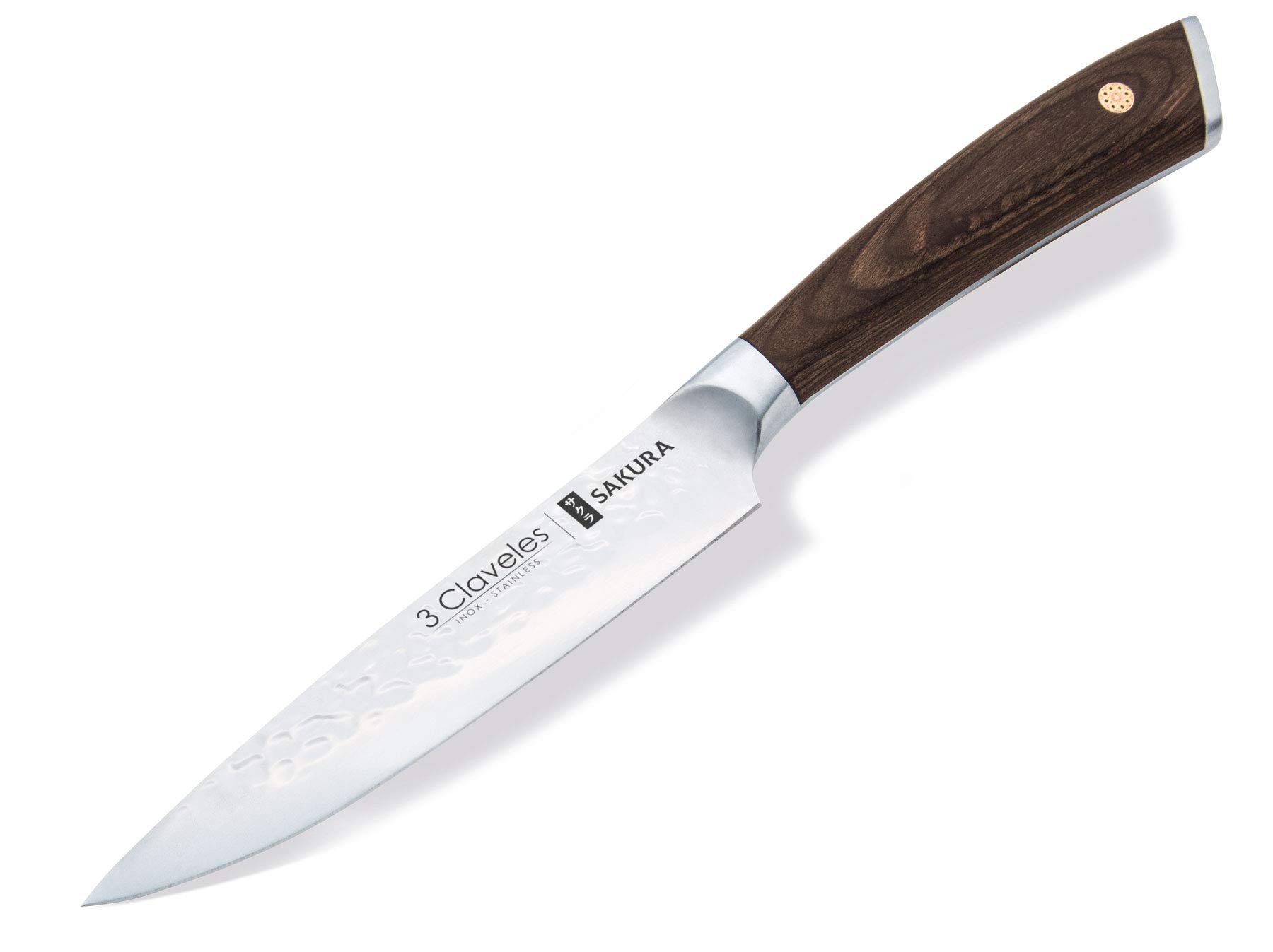 3 Claveles 28054 Cocina, Acero inoxidable, Set de 3 Cuchillos SAKURA