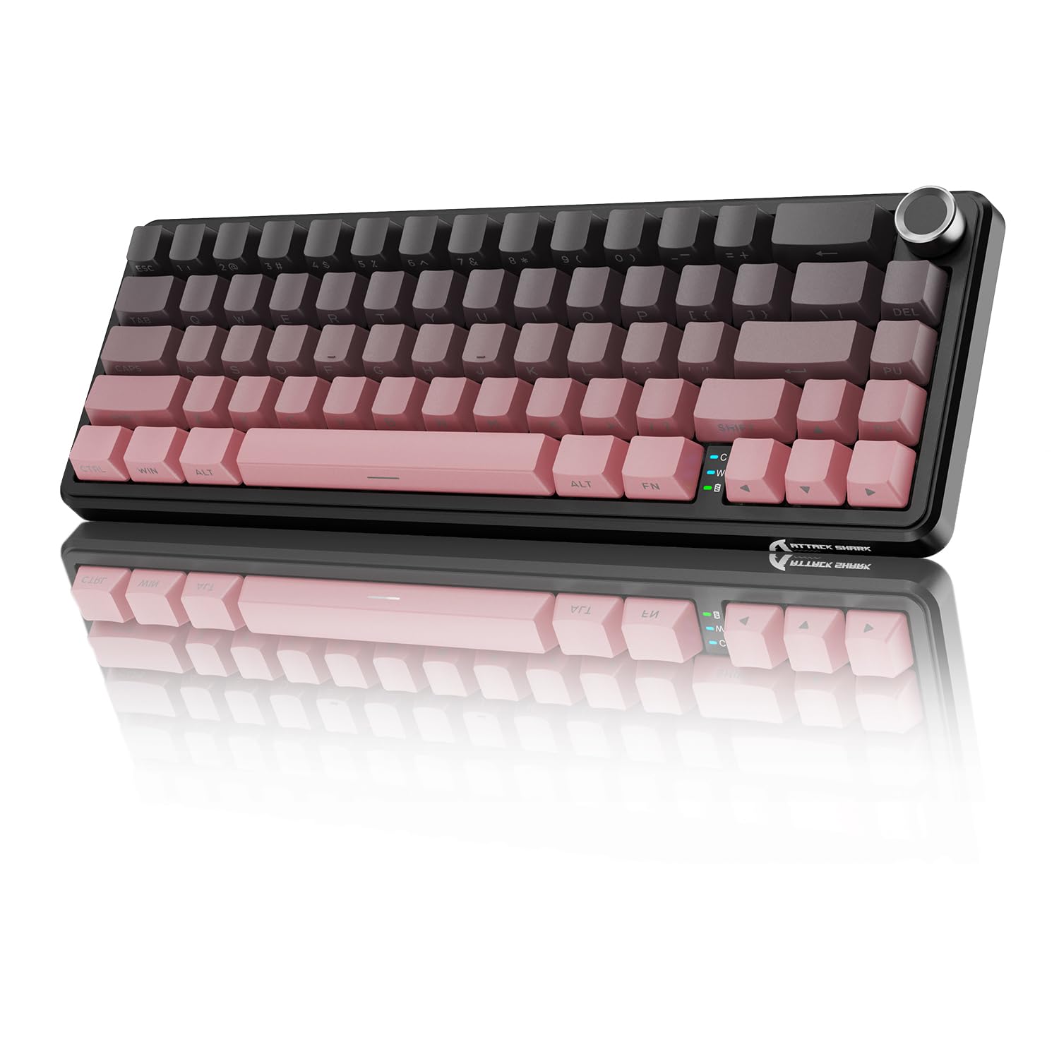 Amazon | MAMBASNAKE×ATTACKSHARK X66 ゲーミングキーボード 65