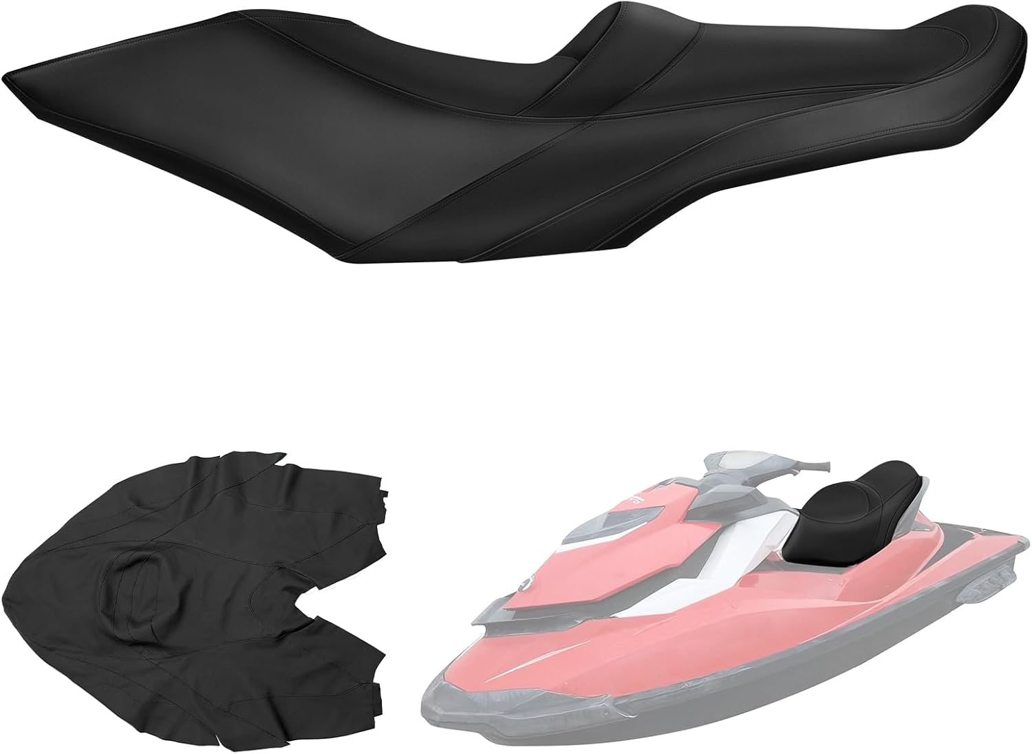 Seat Cover Replacement for 11-18 SeaDoo GTR 215/GTI LTD/SE 155/130