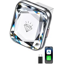 Wireless CarPlay Adapter, 2-in-1 Wireless CarPlay & Android Auto Adapter for Factory Wired CarPlay Cars, Auto Reconnect, Bluetooth 5.0, 5GHz WiFi, OTA Updates, Plug and Play USB Adapter