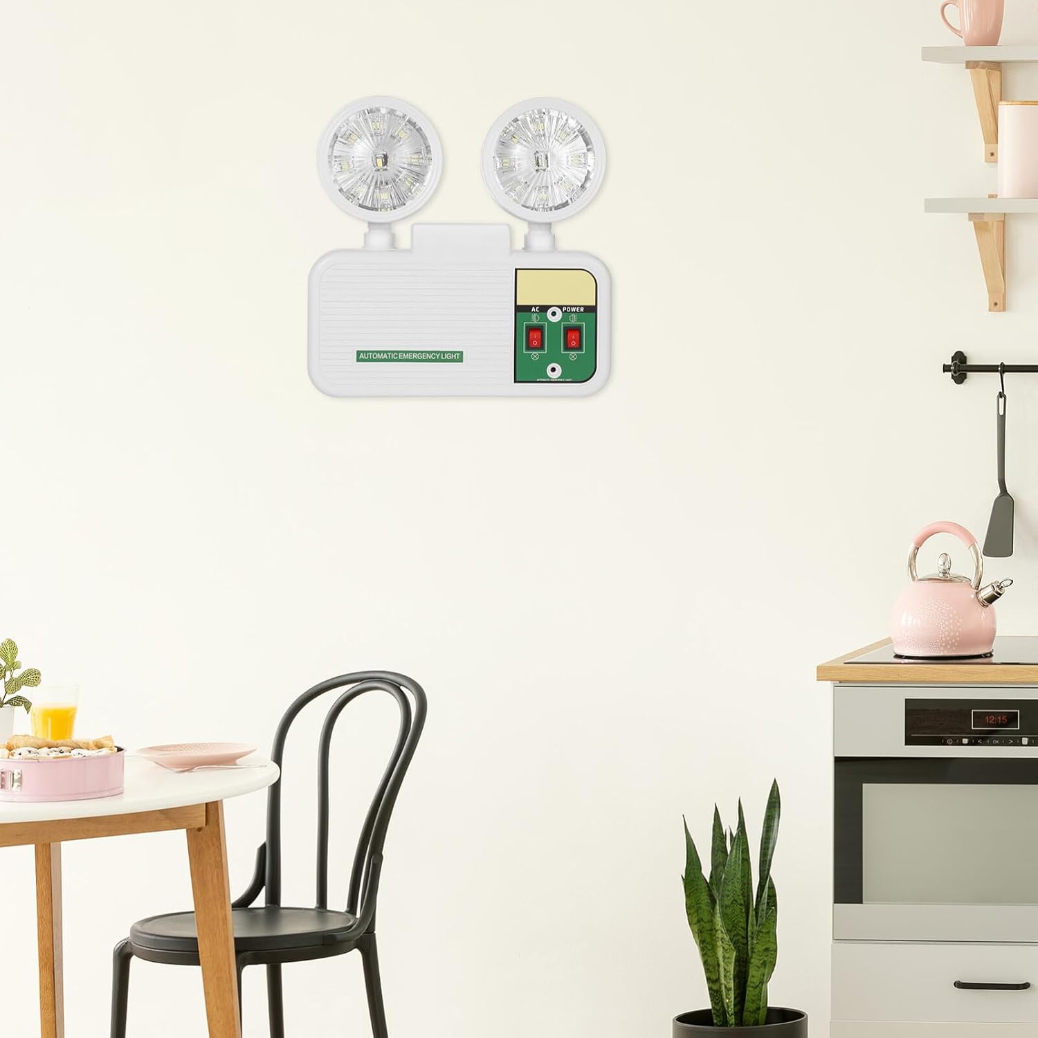 Uonlytech Emergency Light Power Failure Light for Stairway Hallway High Brightness Led Emergency Lighting Easy Installation Safe for Homes Businesses Us