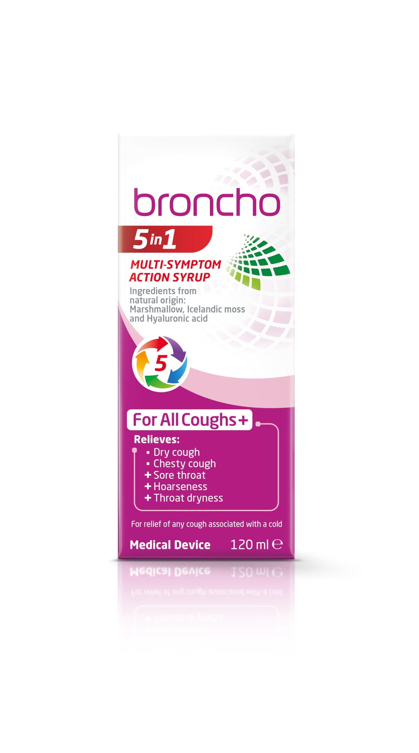 Bronchostop5in1 Cough Multi-Symptom Action Syrup 120ml