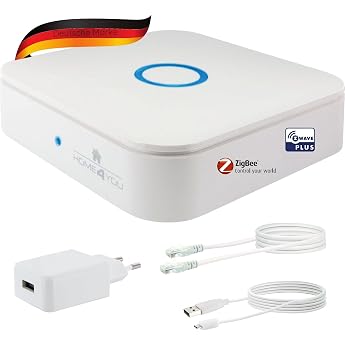SCHWAIGER HA102 Gateway SmartHome 2. Generation Z-Wave Plus Zigbee Homeautomation Smart Home Basis-Station