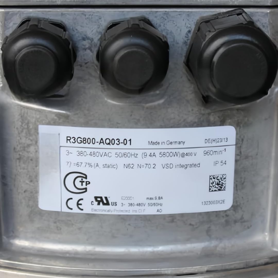 UWUKCJOKQ R3G800-AQ03-01 380-480V 9.4A 5800W 960RPM Cooling Fan 800mm