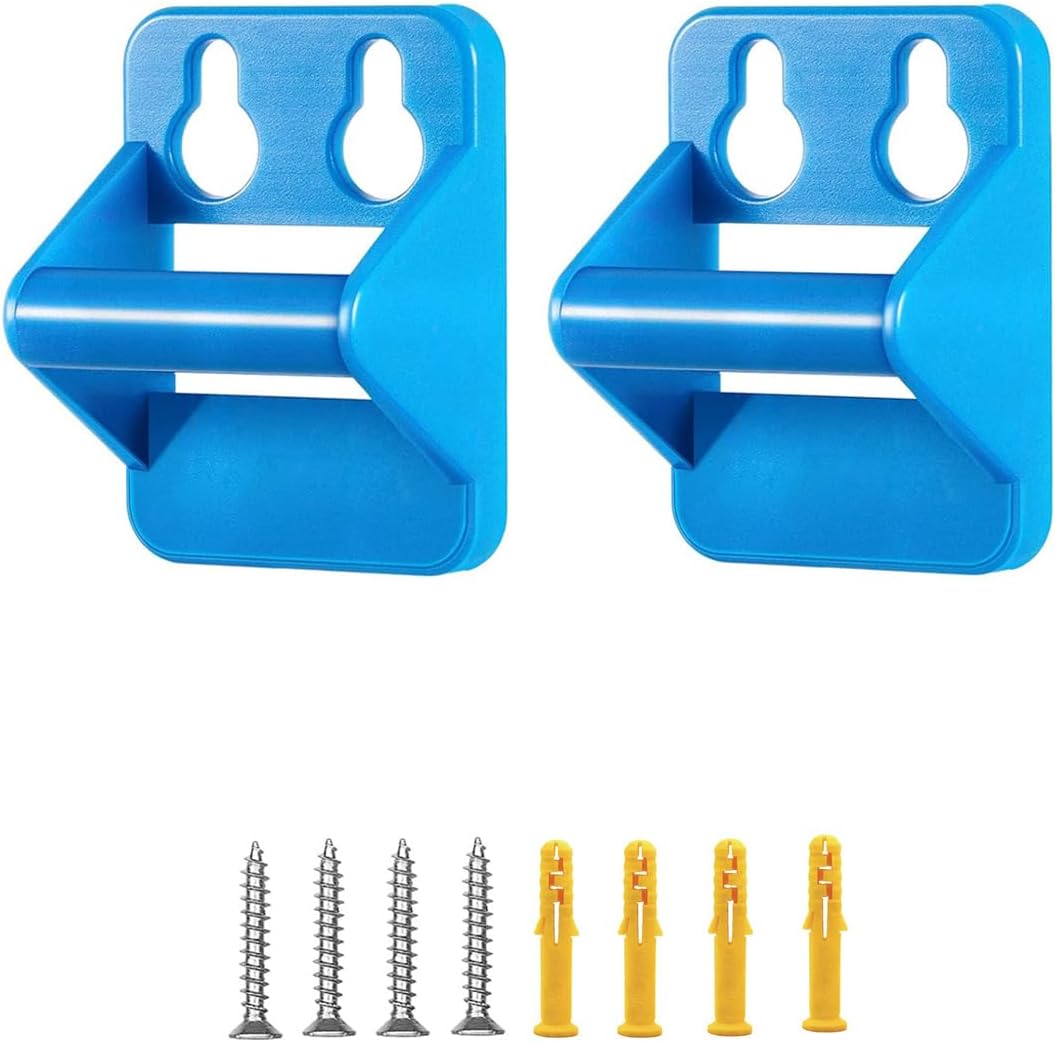 Ice Bucket Hanger Bracket for Saf-T-Ice Tote Drying Rack, Pack 2 | Premium Plastic Ice Bucket Storage Holder, Sturdy Durable, With Mounting Screws, Convenient Drying, Hygienic Inverted Storage