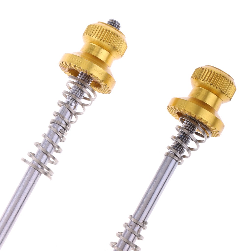 5 Set Vorne Hinten Schnellspanner Achse Fahrrad Spieß Set für Rennrad Spieße Gold