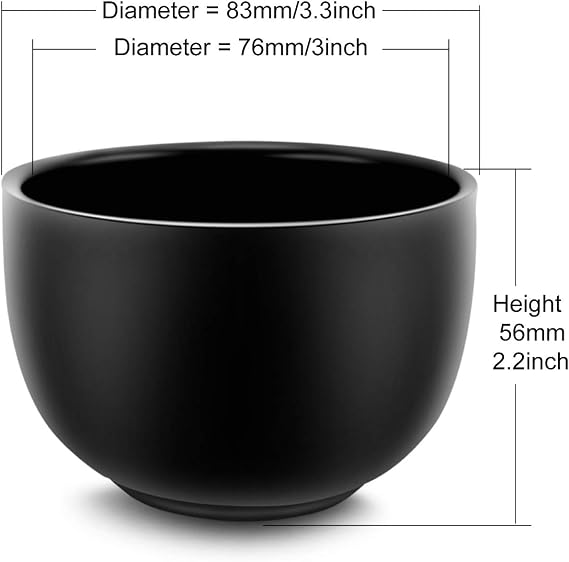 SANWA Deluxe Heavyweight Black Shaving Brush Razor Stand with Stainless Steel Soap Bowl Set,Dad Gifts,boyfriend Gifts,Husband Gifts for Him