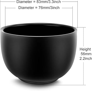 SANWA Deluxe Heavyweight Black Shaving Brush Razor Stand with Stainless Steel Soap Bowl Set,Dad Gifts,boyfriend Gifts,Husband Gifts for Him