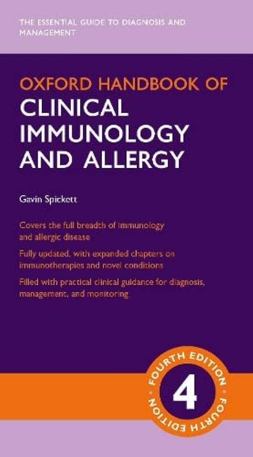 Oxford Handbook of Clinical Immunology and Allergy (Oxford Medical Handbooks)